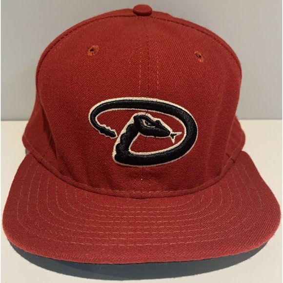 Arizona Diamondbacks MLB New Era 59FIFTY Size 7 1/2‎ Red Fitted Hat - Picture 1 of 12